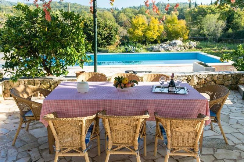 Rural Villa Forest With Private Pool Near Dubrovnik Gruda Kültér fotó