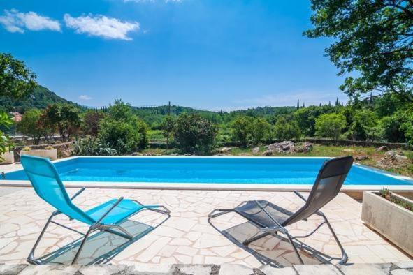 Rural Villa Forest With Private Pool Near Dubrovnik Gruda Kültér fotó